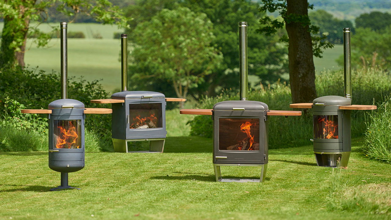 Für gemütliche Abende GartenKaminöfen mit Grillfunktion in Wohnen