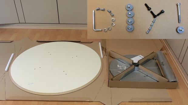 Ikea Billsta auspacken