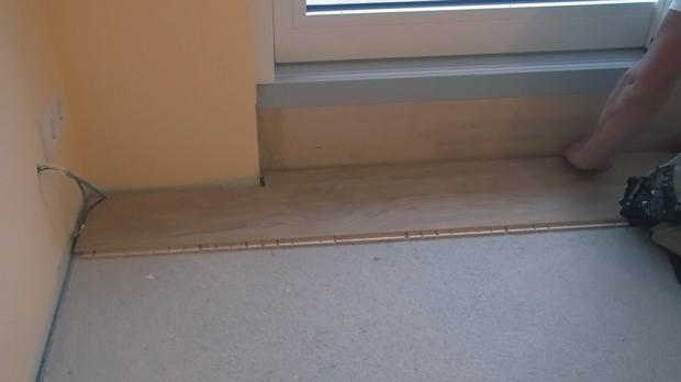 Fensterausschnitt einpassen