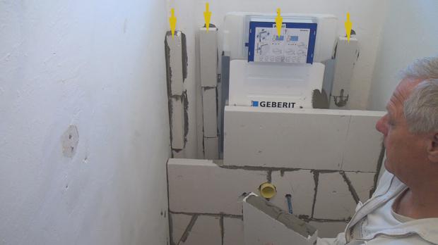 Stützpfeiler der Decksteine