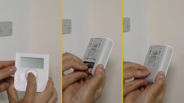 Raumthermostat zurücksetzen