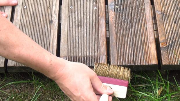 Stirnseiten der Dielen nicht vergessen