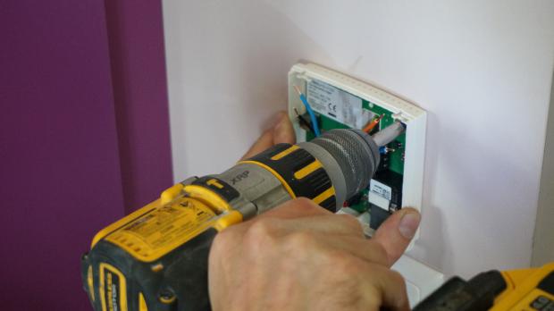 Montage des Thermostats
