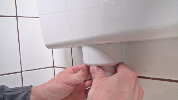 Abdeckung aufschieben