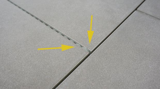 Fliesenkleber ist kein Fugenmörtel