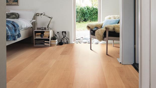 Modernes Buchenparkett