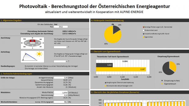 Tool der Österreichischen Energie-Agentur