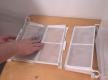 Beide Flusensiebe/ Flusenfilter reinigen