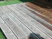 Terrassendielen trocknen lassen