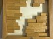 Fertig geöltes Holzbild