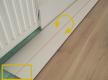 Letzte Reihe des Laminats ebenfalls wenden