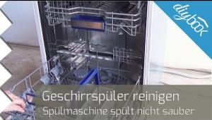 Embedded thumbnail for Spülmaschine spült nicht richtig: Geschirrspüler reinigen