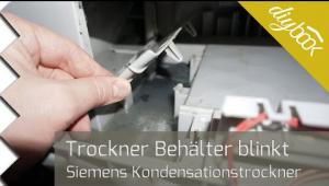 Embedded thumbnail for Fehlermeldung Behälter leeren: Siemens-Trockner reparieren