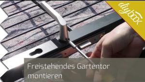 Embedded thumbnail for Gartentor montieren: Der freistehende Aufbau