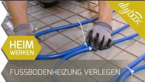 Embedded thumbnail for Fußbodenheizung verlegen